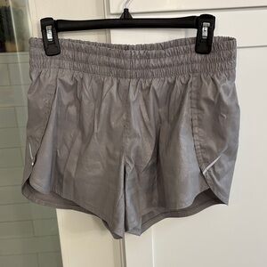 Athleta Light Gray Women’s Athletic Shorts - Elastic Waist